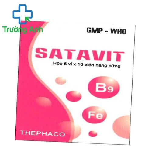 Satavit Thephaco - Phòng ngừa và điều trị thiếu máu do thiếu sắt 