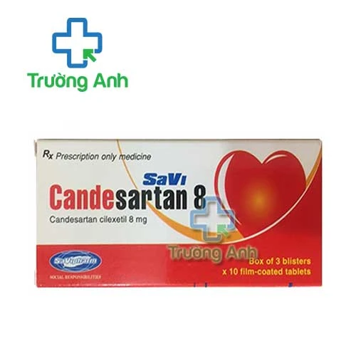 Savi Candesartan 8 - Thuốc điều trị tăng huyết áp nhanh chóng