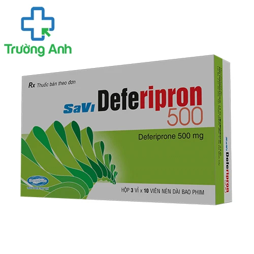 SaVi Deferipron 500mg - Thuốc điều trị quá tải sắt hiệu quả