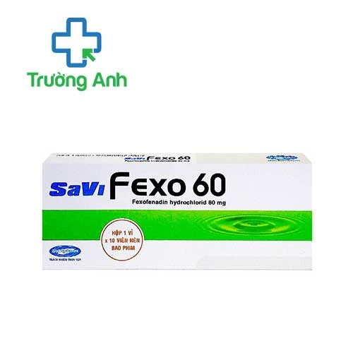 SaViFexo 60 Savipharm - Thuốc điều trị viêm mũi dị ứng hiệu quả