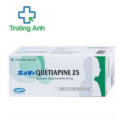 SaVi Quetiapine 25 - Thuốc điều trị tâm thần phân liệt