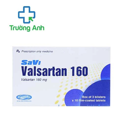 SaVi Valsartan 160 - Thuốc điều trị tăng huyết áp và suy tim