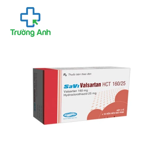 SaVi Valsartan HCT 160/25 - Thuốc điều trị tăng huyết áp hiệu quả