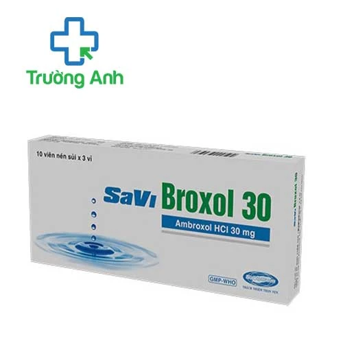 SaViBroxol 30 Savipharm- Thuốc tiêu nhầy đường hô hấp nhanh chóng