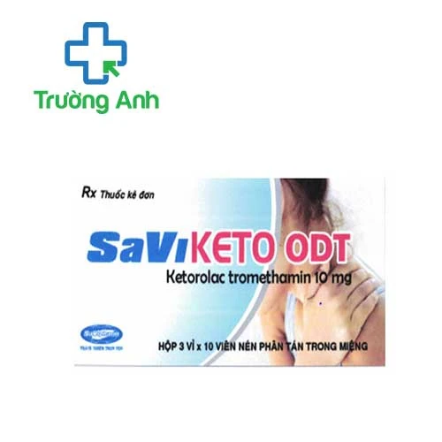 SaViKeto ODT 10mg Savipharm - Thuốc giảm đau hiệu quả