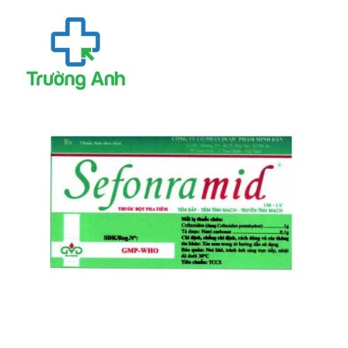 Sefonramid 0,5g MD Pharco - Thuốc điều trị nhiễm khuẩn nặng