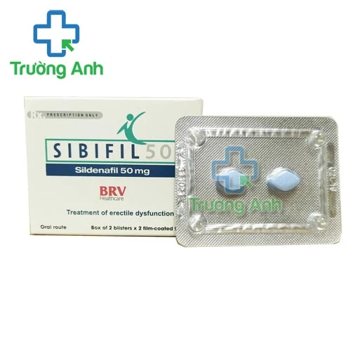 Sibifil 50 BV Pharma - Thuốc điều trị rối loạn cương dương hiệu quả