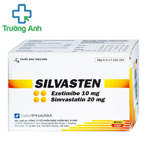 Silvasten - Thuốc kiểm soát lượng Cholesterol trong máu hiệu quả