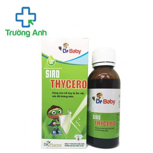 Siro Thycero 100ml Dr.Baby - Giúp hỗ trợ tăng sức đề kháng