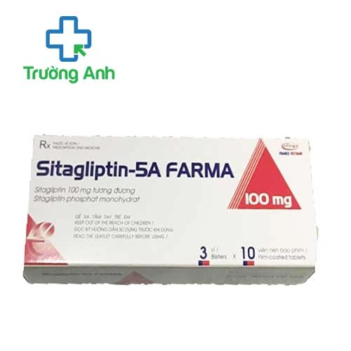 Sitagliptin - 5A Farma 100mg Éloge - Thuốc trị đái tháo đường