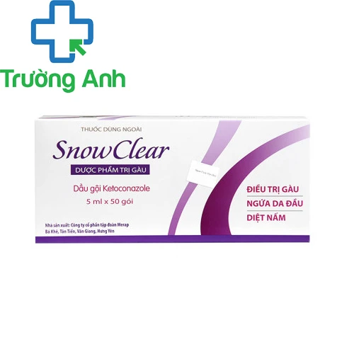 SnowClear 5ml - Thuốc điều trị gàu, ngứa da đầu của Merap Group