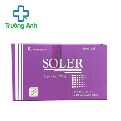 Soler 7,5 mg DN Pharma - Thuốc điều trị rối loạn giấc ngủ
