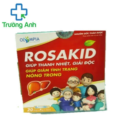 Rosakid - Giúp thanh nhiệt, giải độc gan hiệu quả