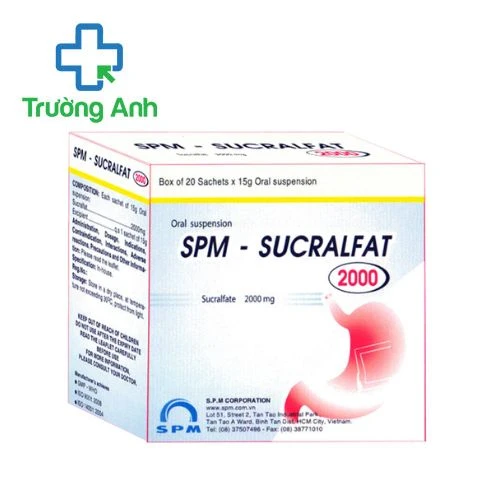 SPM-Sucralfat 2000mg - Điều trị viêm dạ dày mạn tính