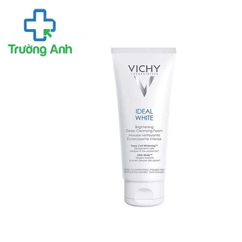 Sữa rửa mặt dưỡng trắng da Vichy Ideal White Brightening Deep Cleansing Foam 100ml - Giúp làm trắng da hiệu quả