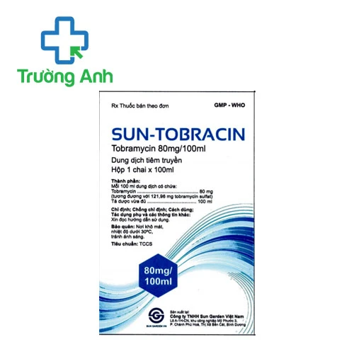 Sun-Tobracin - Thuốc điều trị nhiễm khuẩn gram âm hiệu quả