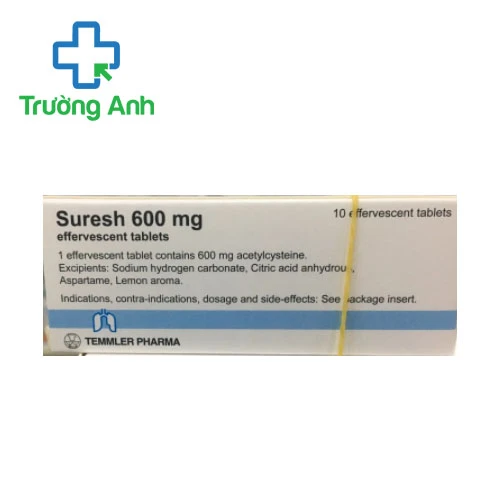 Suresh 600mg - Thuốc tiêu nhầy đường hô hấp của Đức
