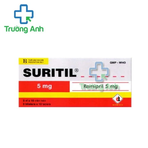 Suritil 5mg Domesco - Thuốc điều trị tăng huyết áp, suy tim ứ huyết