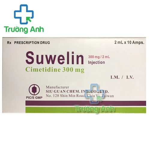 Suwelin injection (cimetidin tiêm) - Thuốc trị viêm loét dạ dày