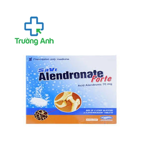 SaVi Alendronate forte 70mg - Thuốc điều trị loãng xương hiệu quả