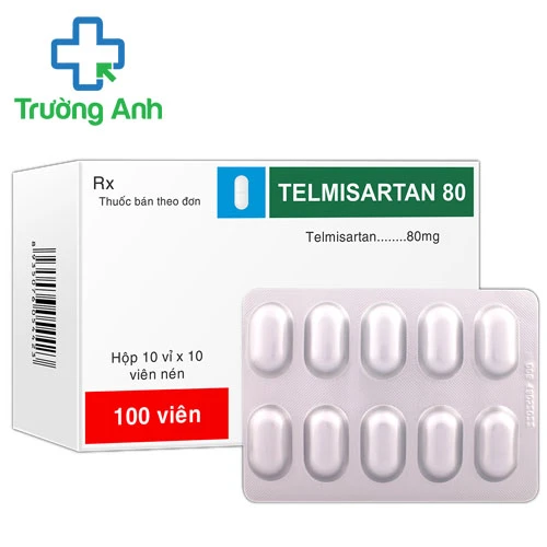 Telmisartan 80 TV.Pharm - Thuốc điều trị tăng huyết áp