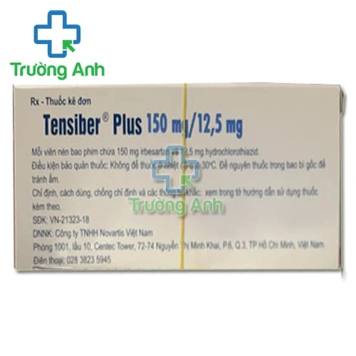 Tensiber Plus 150mg/12.5mg Lek - Thuốc điều trị tăng huyết áp