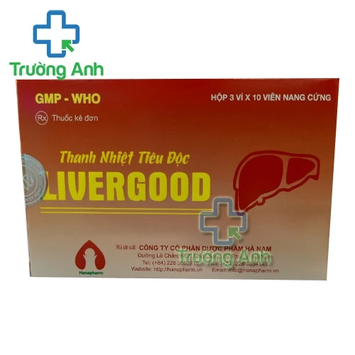 Thanh nhiệt tiêu độc Livergood - Giúp mát gan, giải độc