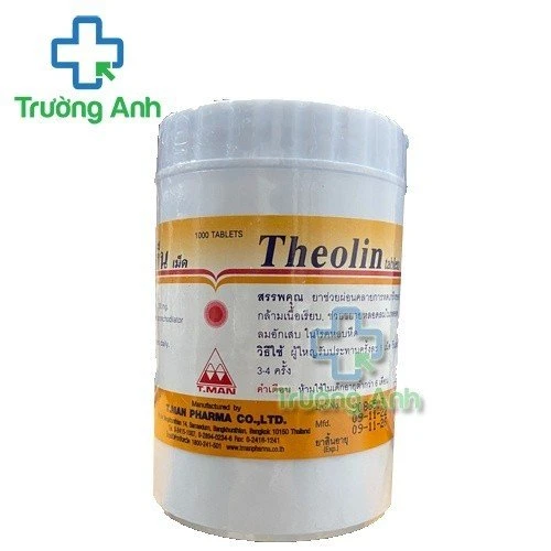 Theolin 200mg T.Man Pharma - Thuốc điều trị hen phế quản của Thái
