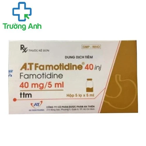 A.T Famotidine 40 inj - Thuốc trị viêm loét dạ dày nhanh chóng