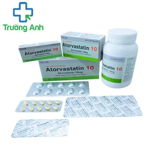Atorvastatin 10 Khapharco - Thuốc điều trị tăng Cholesterol máu