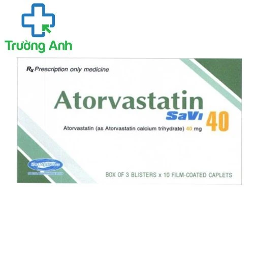 Atorvastatin SaVi 40 - Thuốc trị tăng cholesterol trong máu