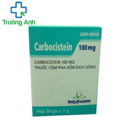 Carbocistein 100mg Imexpharm - Thuốc tiêu nhầy đường hô hấp