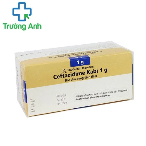 Ceftazidime Kabi 1g - Thuốc điều trị nhiễm khuẩn của Portugal