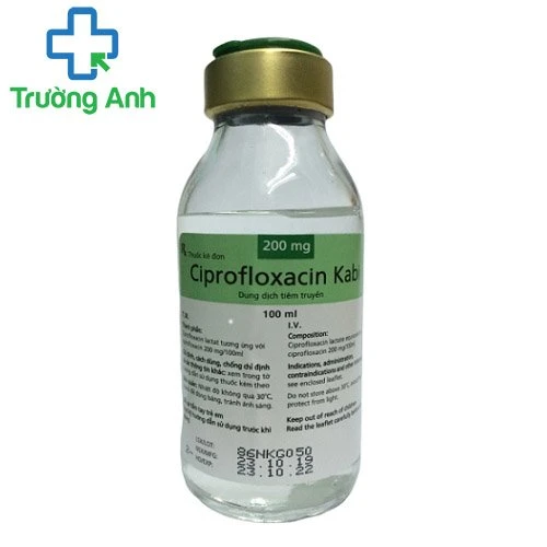 Ciprofloxacin Kabi 200mg/100ml - Thuốc trị nhiễm khuẩn hiệu quả