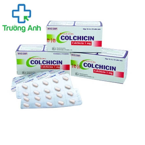 Colchicum Colchicin 1mg Khapharco - Thuốc điều trị bệnh gout cấp
