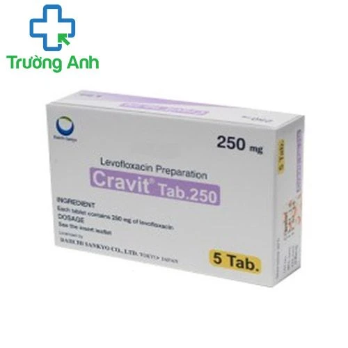 Cravit Tab 250mg Daiichi Sanky - Thuốc điều trị nhiễm khuẩn