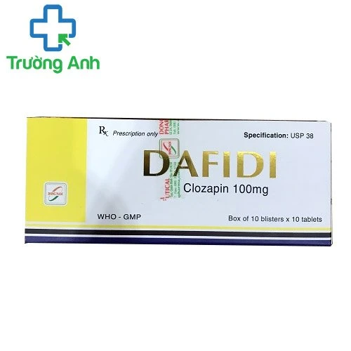 Dafidi 100mg - Thuốc điều trị tâm thần phân liệt hiệu quả