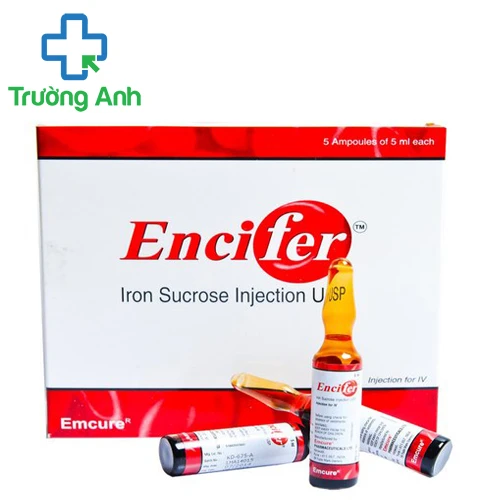 Encifer 100mg/5ml - Thuốc trị thiếu máu do thiếu sắt của Ấn Độ
