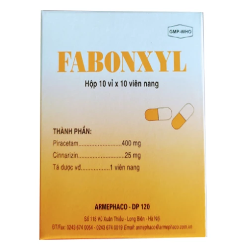 Fabonxyl - Thuốc trị chóng mặt, suy giảm trí nhớ của Armephaco