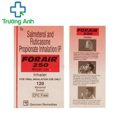 Forair 250 - Thuốc điều trị hen phế quản của Ấn Độ