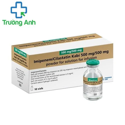 Imipenem Cilastatin Kabi 500mg/500mg - Thuốc trị nhiễm khuẩn nặng