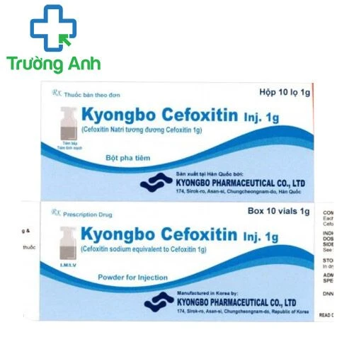 Kyongbo Cefoxitin Inj. 1g - Thuốc điều trị nhiễm khuẩn của Hàn