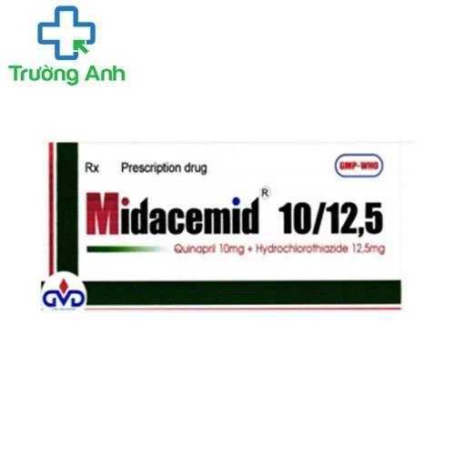 Midacemid 10/12,5 MD Pharco - Thuốc điều trị tăng huyết áp