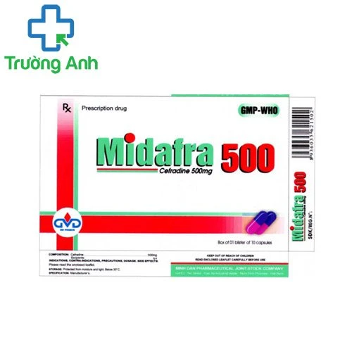 Midafra 500 MD Pharco - Thuốc điều trị nhiễm khuẩn hiệu quả