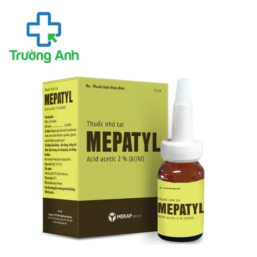 Mepatyl 2% Merap - Thuốc điều trị nhiễm khuẩn tai