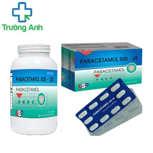 Paracetamol 500 - US (vỉ) - Thuốc giảm đau, hạ sốt