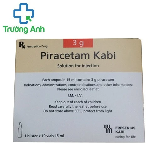 Piracetam Kabi 3g/15ml - Thuốc điều trị các bệnh lý thần kinh hiệu quả