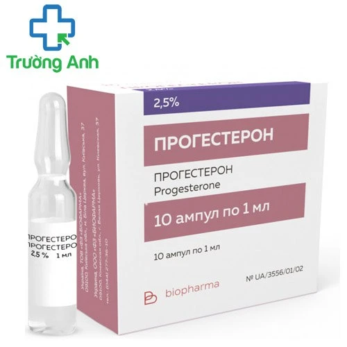 Progesteron 2,5% Biopharma - Thuốc trị chảy máu tử cung hiệu quả