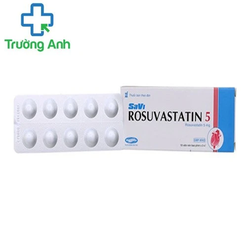 SaVi Rosuvastatin 5 - Thuốc điều trị tăng cholesterol hiệu quả