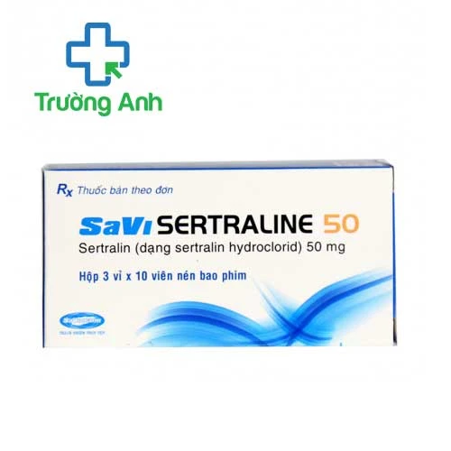 SaVi Sertraline 50 - Thuốc điều trị trầm cảm và rối loạn lo âu